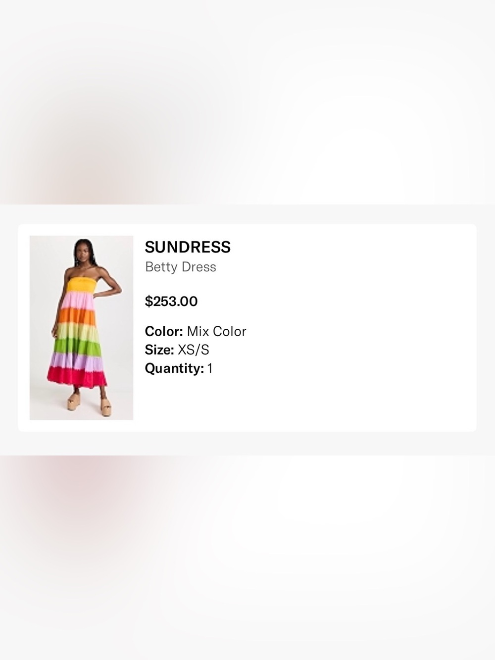 SUNDRESS BETTY DRESS - Picture 2 of 2